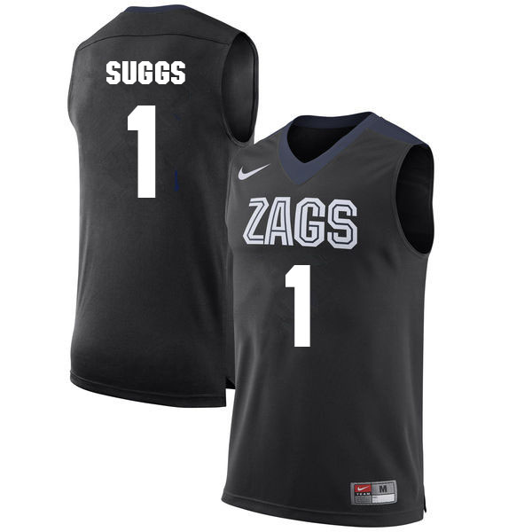 Men #1 Jalen Suggs Gonzaga Bulldogs College Basketball Jerseys Sale-Black